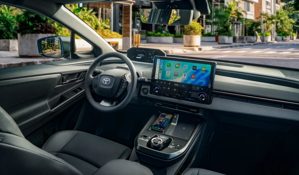 Interior de la Toyota bZ4X