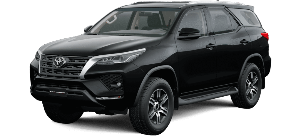 Toyota Fortuner SR 2.8 diésel 4x4 en Negro Mica