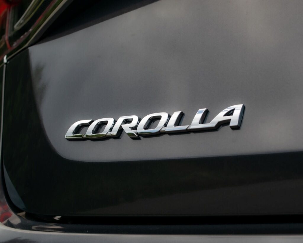 Exterior del Toyota Corolla Sedán