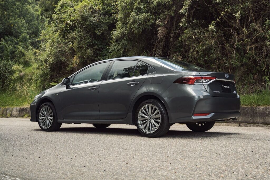 Exterior del Toyota Corolla Sedán