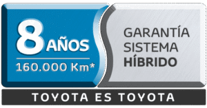 Sello Garantía Sistema Híbrido: 8 años o 160.000 km