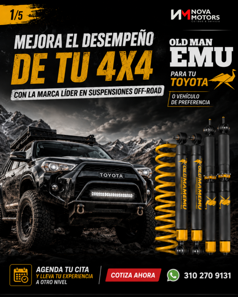 Mejora el desempeño de tu 4x4 con la marca líder en suspensiones off-road.