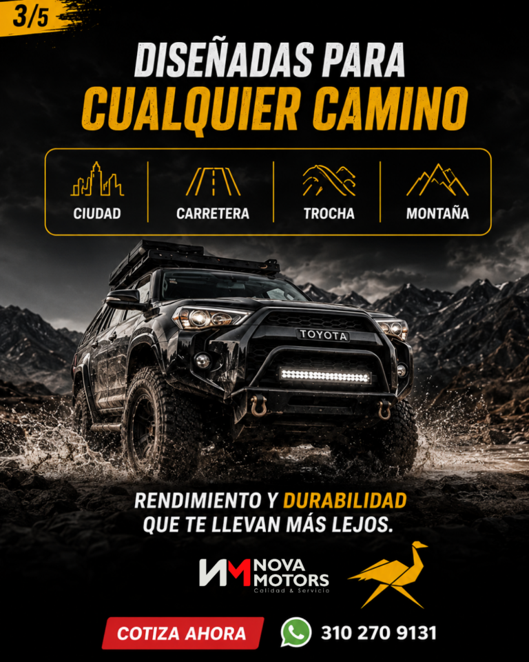 Diseñadas para cualquier camino: ciudad, carretera, trocha y montaña.