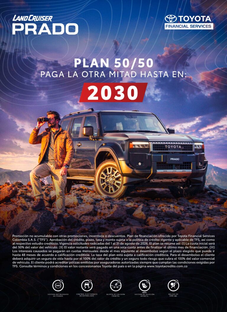 Land Cruiser Prado. Plan 50/50: paga la otra mitad hasta en 2030.