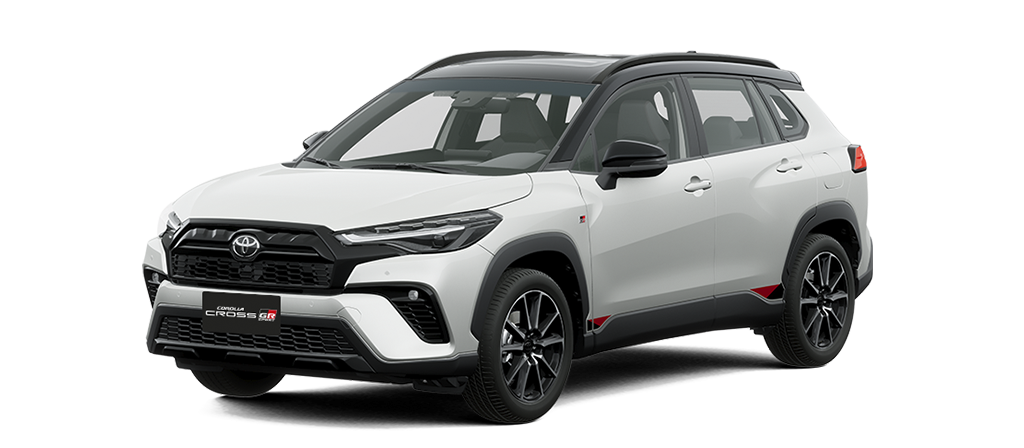 Toyota Corolla Cross GR-S en Blanco Perla con techo negro