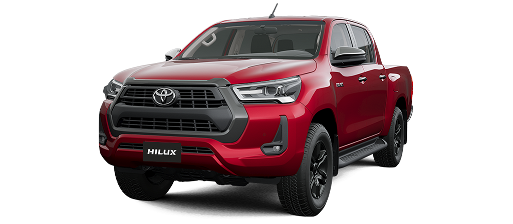 Toyota Hilux doble cabina SRV 2.4 diésel 4x4 en Rojo Metálico