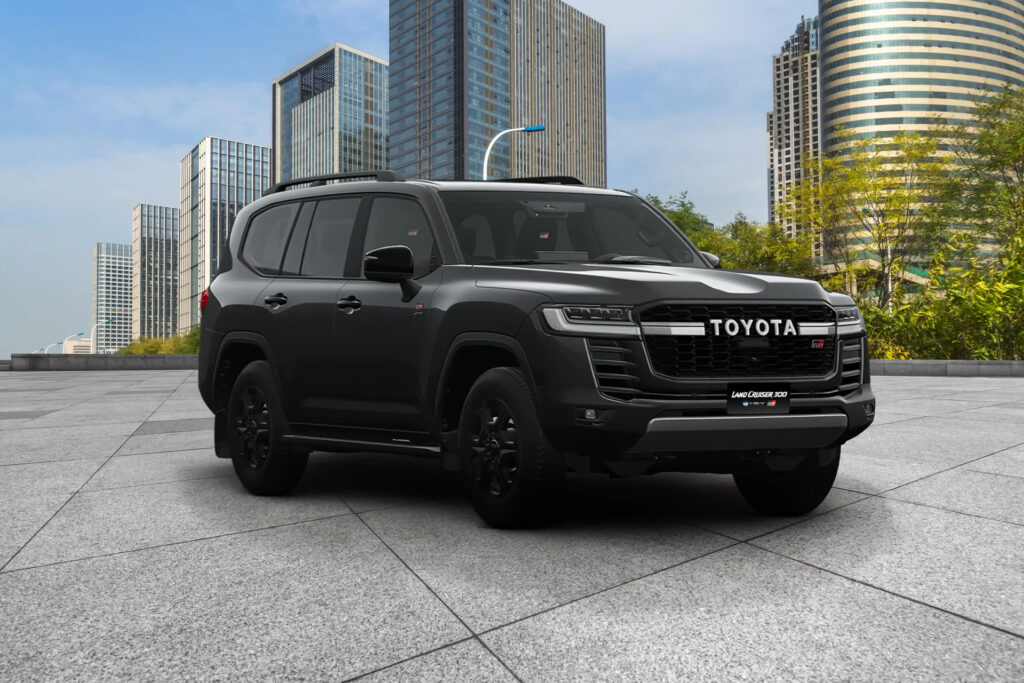 Toyota Land Cruiser 300 GR-S HEV en negro mica