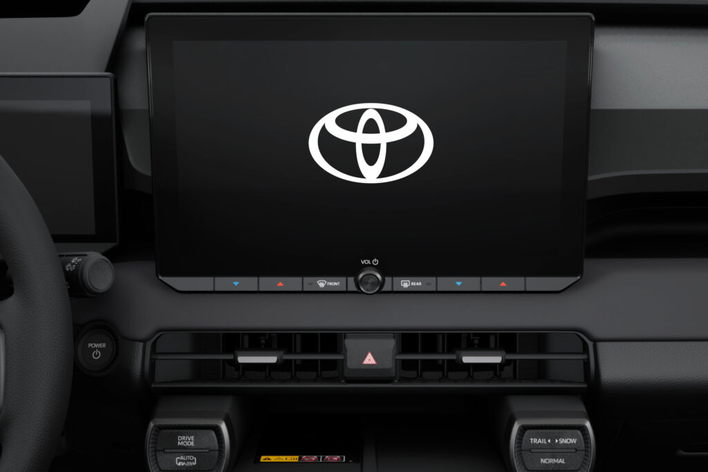 Pantalla tactil central de la RAV4 PHEV GR-S