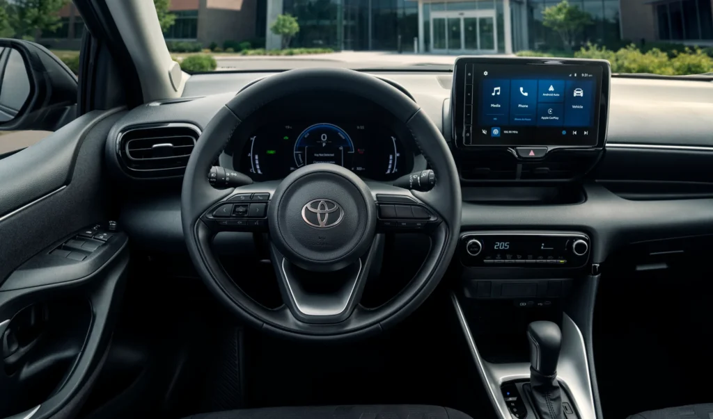 Tablero completo del Toyota Yaris HEV