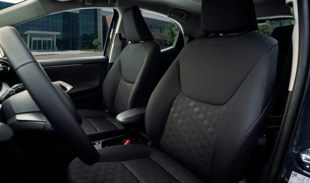 Butacas delanteras del Toyota Yaris HEV
