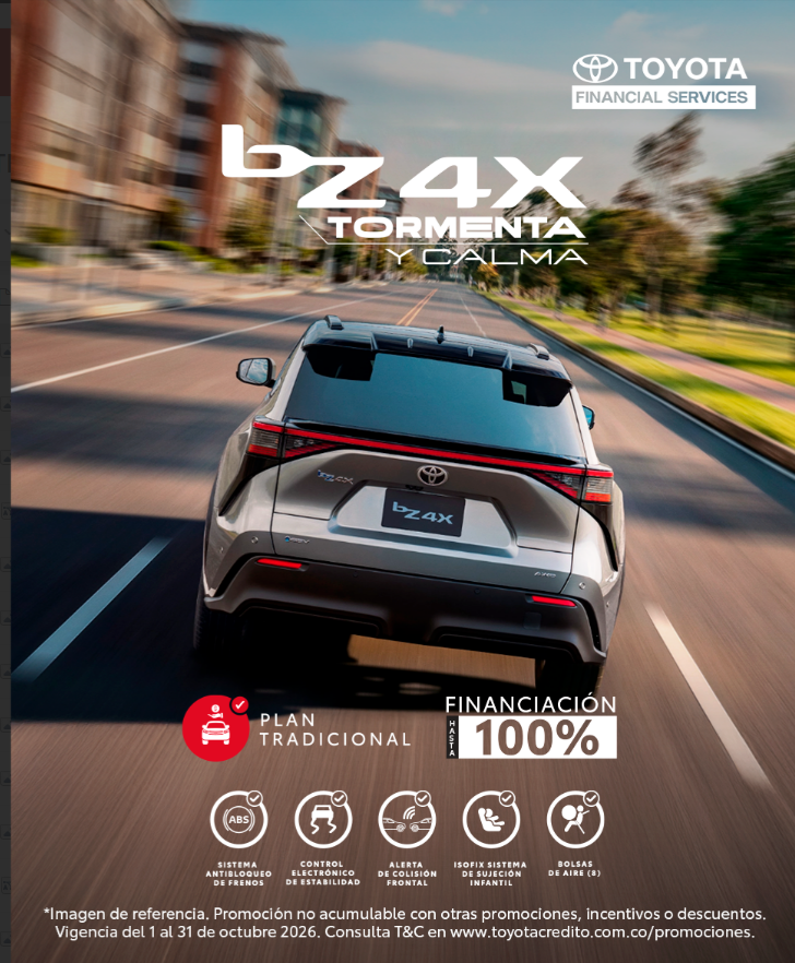 Toyota bZ4X, tormenta y calma. Plan tradicional con financiación hasta el 100%.