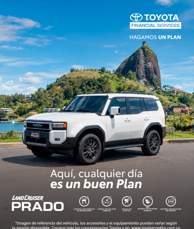 Toyota Land Cruiser Prado. Aquí, cualquier día es un buen plan.